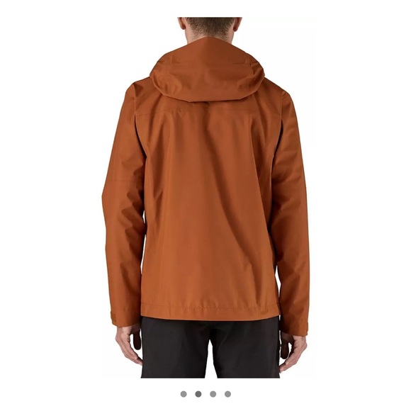 Patagonia Men's XL Boulder Fork Rain Jacket Robin Brown NWT Waterproof - Picture 4 of 10